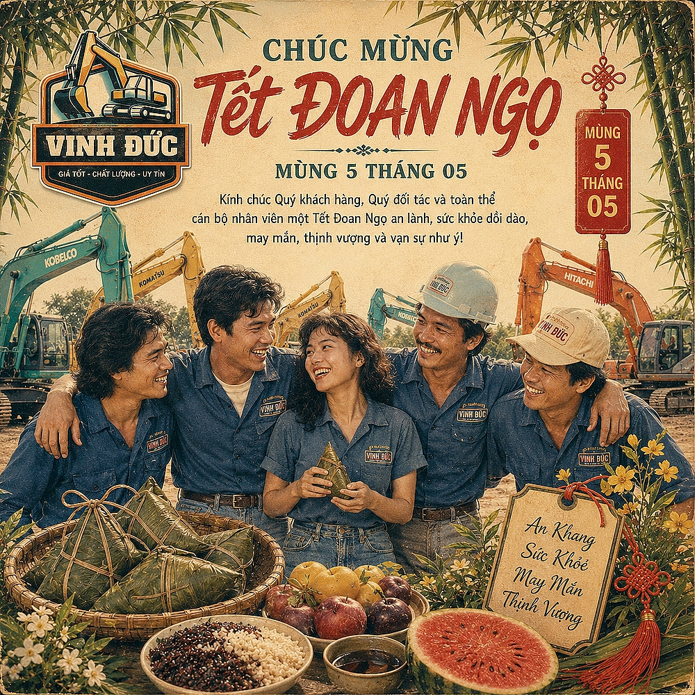 Tết Đoan Ngọ Cơ Giới Vinh Đức